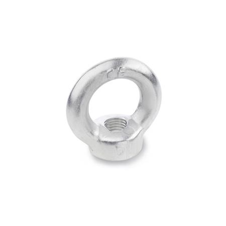 Otto Ganter Lifting Eye Nut Steel Zinc Plated, DIN 582